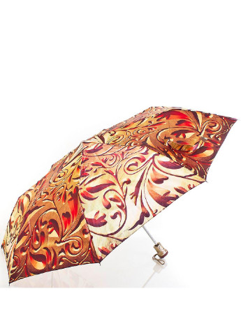 Коричнева жіночий складаний парасолька напівавтомат 104 см Zest (194317283)
