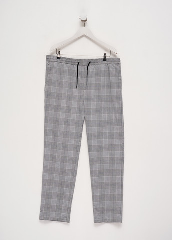 Серые кэжуал летние зауженные брюки H&M