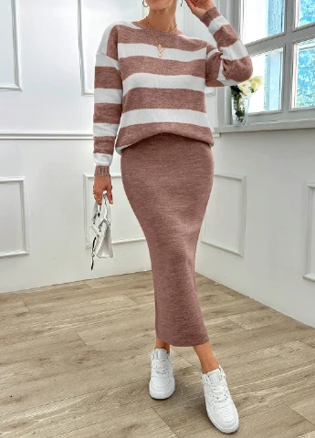 Костюм (светр, спідниця) SHEIN (346168425)