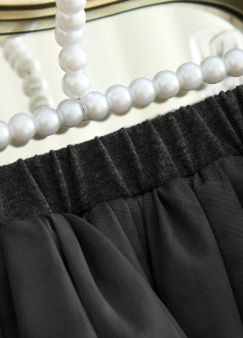 Темно-сірий демісезонний костюм (світшот, спідниця) спідничний SHEIN