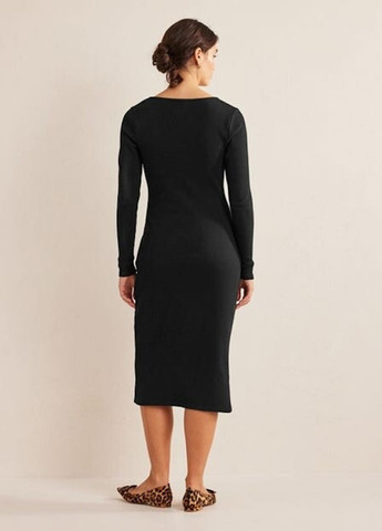 Чорна кежуал сукня футляр Boden однотонна