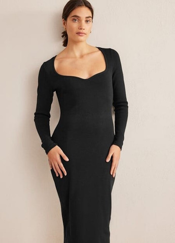 Чорна кежуал сукня футляр Boden однотонна