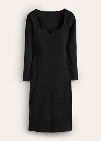 Чорна кежуал сукня футляр Boden однотонна