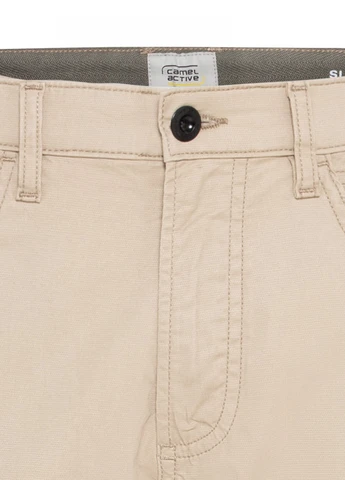 Кофейные демисезонные зауженные джинсы Pants 5-Pocket Camel Active