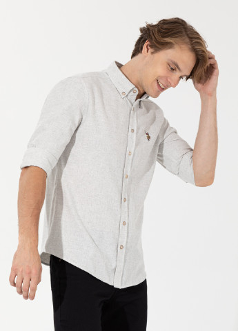 Молочная рубашка U.S. Polo Assn.