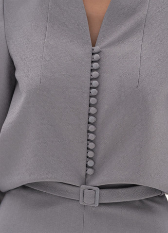 Сіра ділова, кежуал сукня BGL однотонна