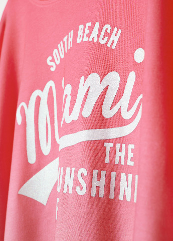 Коралловая летняя футболка H&M