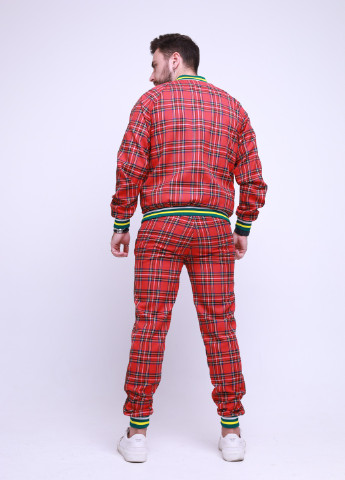 Красный демисезонный мужской спортивный костюм в стиле фильма "джентльмены" GENTLEMEN