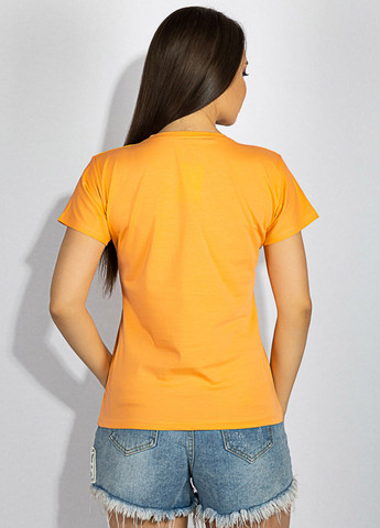 Оранжевая летняя футболка Time of Style