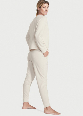 Молочна всесезон піжама (кофта+штани) кофта + брюки Victoria's Secret