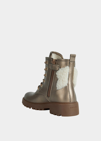 Коричневые кэжуал зимние ботинки Geox