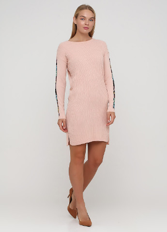 Светло-розовое кэжуал платье Ronican однотонное