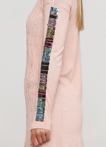 Светло-розовое кэжуал платье Ronican однотонное