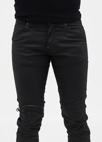 Черные кэжуал демисезонные зауженные брюки G-Star