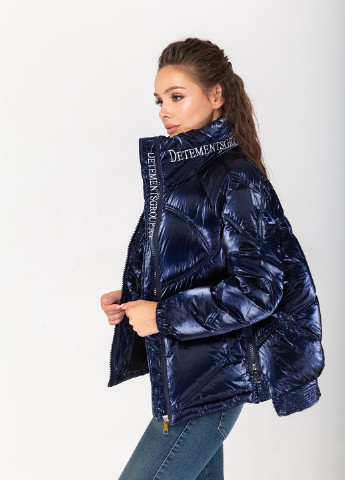 Темно-синя зимня куртка Icon