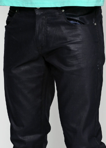 Темно-синие демисезонные со средней талией джинсы Zara