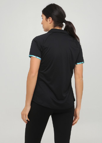 Черная женская футболка-поло Greg Norman с абстрактным узором