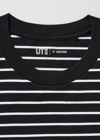 Чорна футболка Uniqlo