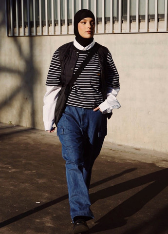 Чорна футболка Uniqlo