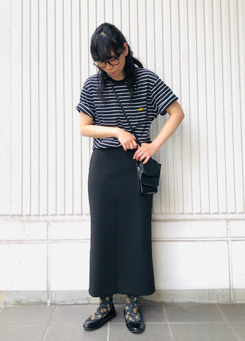 Чорна футболка Uniqlo