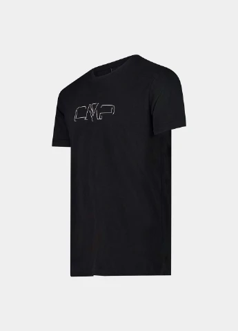 Черная футболка CMP MAN T-SHIRT