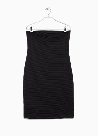 Чорна кежуал сукня Mango однотонна