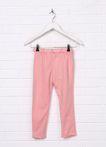 Светло-розовые кэжуал демисезонные зауженные брюки Nickelodeon
