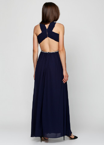 Темно-синее вечернее платье Young Couture