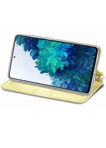 Шкіряний чохол книжка Mandala (PU) для Huawei P Smart (2021) / Y7a Жовтий (is_00000041391_5) Getman (250499330)
