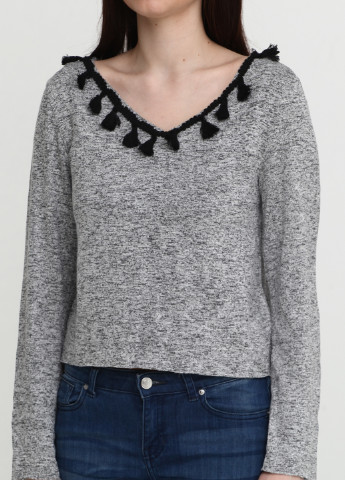 Сірий демісезонний пуловер пуловер Mixx