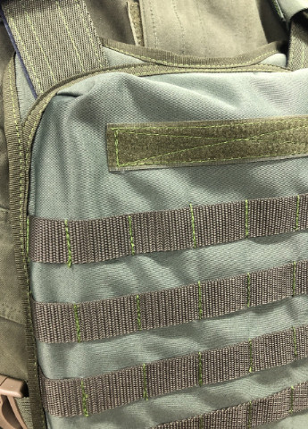 Плитоноска для военных со стропами MOLLE UkrCossacks 1.0 зеленая No Brand (253135495)