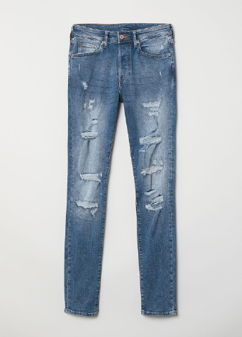 Джинси H&M завужені сині джинсові
