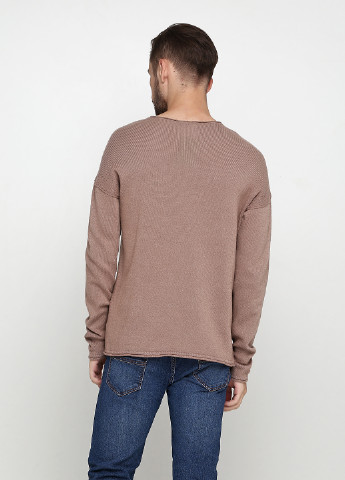 Кофейный демисезонный пуловер пуловер Sisley