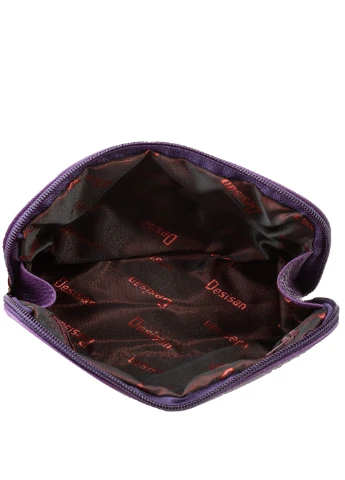Жіноча шкіряна косметичка 17,5х11х6,5 см Desisan (252414673)