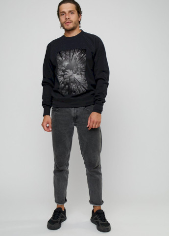 Черный свитшот мужской YAPPI (198688817)