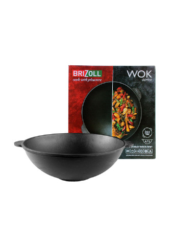 Чугунная сковорода WOK 3,7 л Brizoll (255190772)
