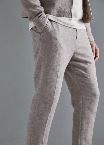 Пудровые кэжуал демисезонные зауженные брюки Boohoo