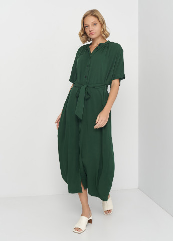 Зелена повсякденний сукня оверсайз H&M однотонна