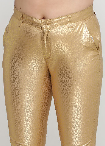 Золотые кэжуал демисезонные зауженные брюки Gap