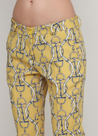 Желтые кэжуал демисезонные зауженные брюки Altamira