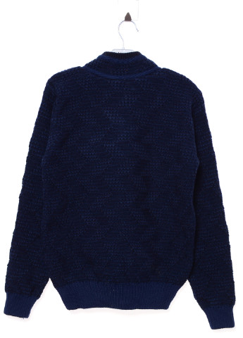 Синий демисезонный свитер пуловер Milas