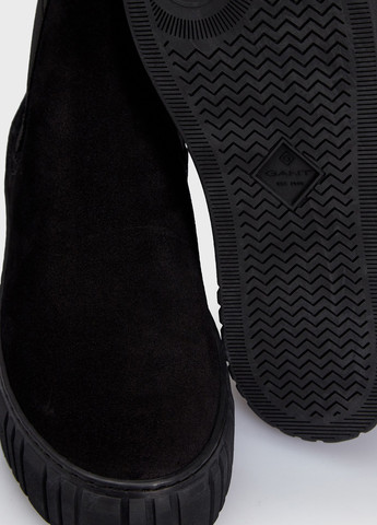 Осенние ботинки челси Gant с логотипом из натуральной замши