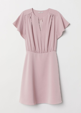 Лиловое кэжуал платье клеш H&M