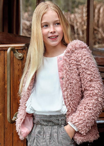 Розовая демисезонная курточка на девочку (арт.) Mayoral 7416