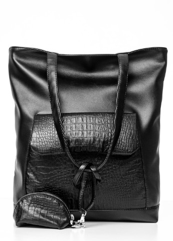 Женская сумка Шоппер Tote принт крокодила Sambag (256243252)