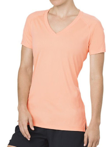 Персикова літня футболка з коротким рукавом Asics