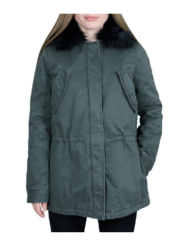 Оливковая зимняя женская зимняя куртка Tom Tailor