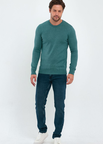Светло-зеленый демисезонный свитер джемпер Trend Collection