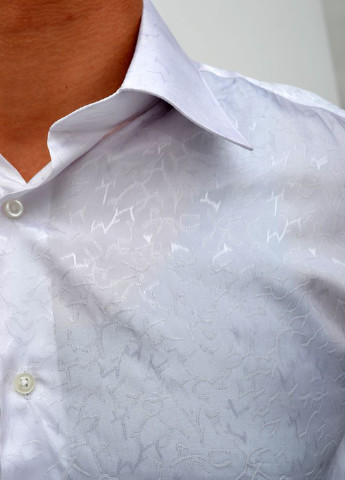 Белая кэжуал рубашка с абстрактным узором Ager