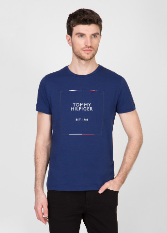Синяя футболка Tommy Hilfiger